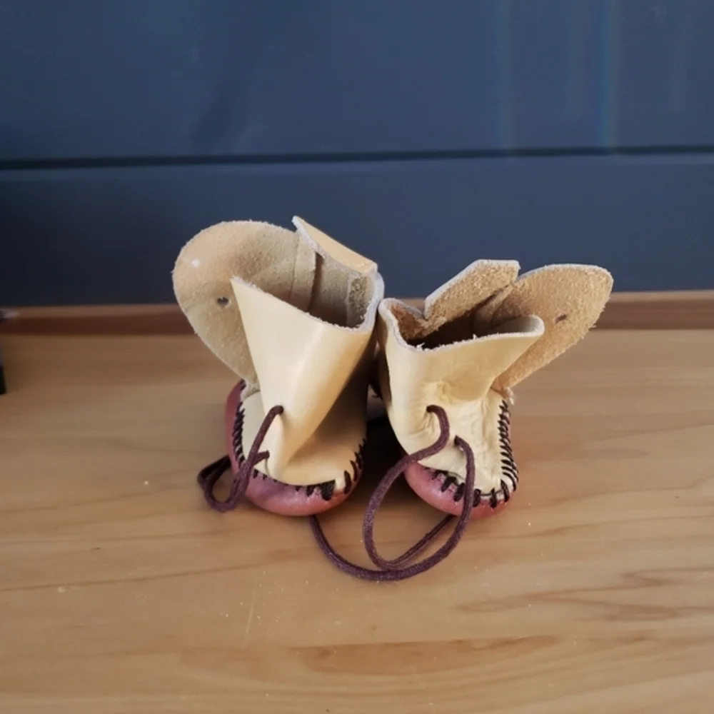 Vintage Toddler Leather‎ Moccasins